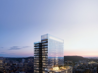 1 Square Phillips Penthouses & Condos - New condos in Laval-des-Rapides registering now with model units: $700 001 - $800 000
