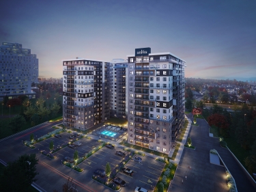 Sola - New Rentals in Laval-sur-le-Lac registering now move-in ready with elevator with indoor parking near the metro with gym: 1 bedroom, $600 001 - $700 000