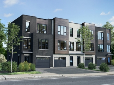 Le Mosaic - Townhouses for Sale - New houses in Duvernay registering now with model units with elevator