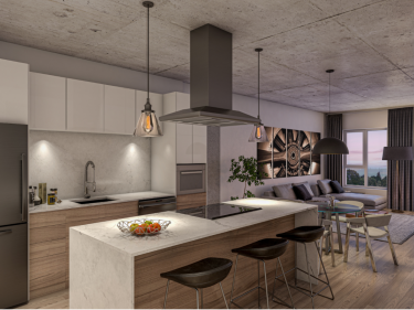 Cita - New condos in Terrebonne with model units: 1 bedroom