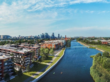 Galdin - Townhouses on the Canal - New houses in Montreal with model units: $800 001 - $900 000