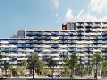 Les Loges - New condos in Montreal with model units: 3 bedrooms, $500 001 -$ 600 000