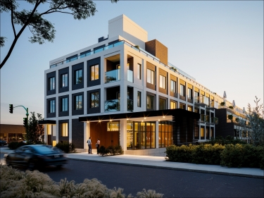 Royalton - New condos in Parc-Extension with model units move-in ready with elevator with outdoor parking with gym: 1 bedroom, $900 001 - $1 000 000