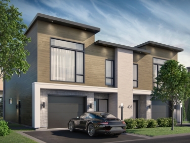 Bacit Duo - Maisons Unifamiliales Jumeles - New houses in Saint-Mathieu-de-Beloeil in Griffintown near a train station