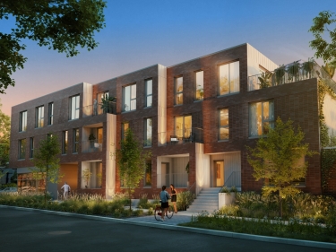 Lomboi - New condos in Villeray move-in ready with elevator with outdoor parking near the metro near a train station: Studio/loft, $500 001 -$ 600 000