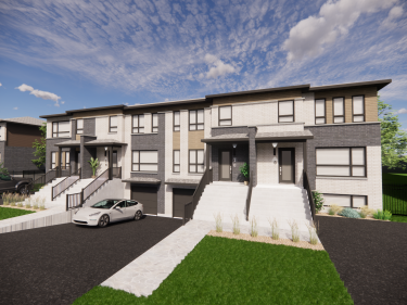 Le carr Bloomsbury | Townhouses - New houses in Chteauguay move-in ready: 3 bedrooms