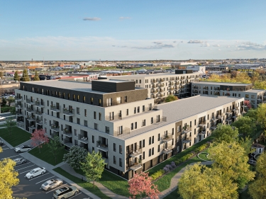 Solaia - New condos in Pointe-Claire move-in ready with elevator with indoor parking near a train station: 2 bedrooms, $400 001 - $500 000