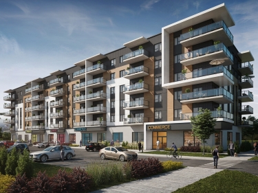 M | Le Complexe - New condos in Chaudire-Appalaches with model units with indoor parking: < $300 000