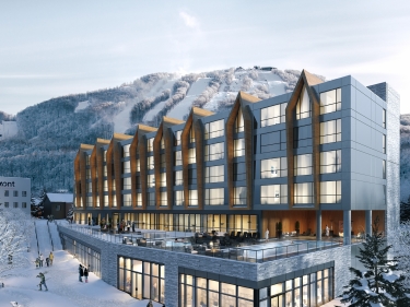 Alpinn Mountainside condohotel - New condos in Bromont currently building near the metro