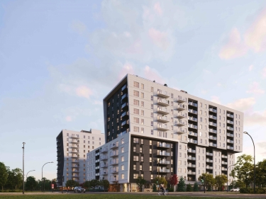 Momento | Olympic District - New condos in Mercier move-in ready with elevator with outdoor parking with indoor parking with pool