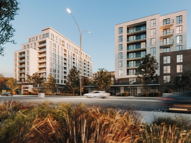 Westwalk | Rental condos - New condos in Dollard-des-Ormeaux move-in ready with elevator near a train station with pool: 3 bedrooms