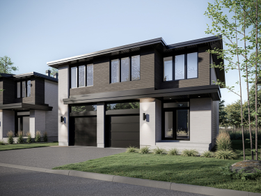 Grandeur Nature | Urbanova - New houses in Westmount with model units in Point Saint-Charles Currently building with elevator with outdoor parking near the metro near a train station with gym: > $1&nbsp;000&nbsp;001