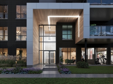 Faubourg Cousineau - Melius 2 - New condos in Saint-Basile-le-Grand with model units with indoor parking with pool: Studio/loft, $300 001 - $400 000