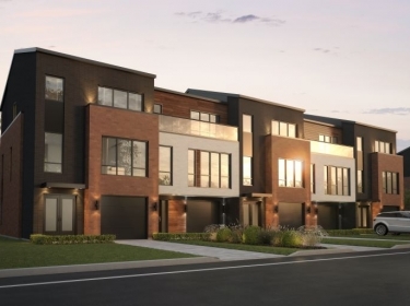 Projet Albatros - townhouses - New houses in Laval-des-Rapides registering now with model units move-in ready with elevator with indoor parking: 2 bedrooms, $400 001 - $500 000